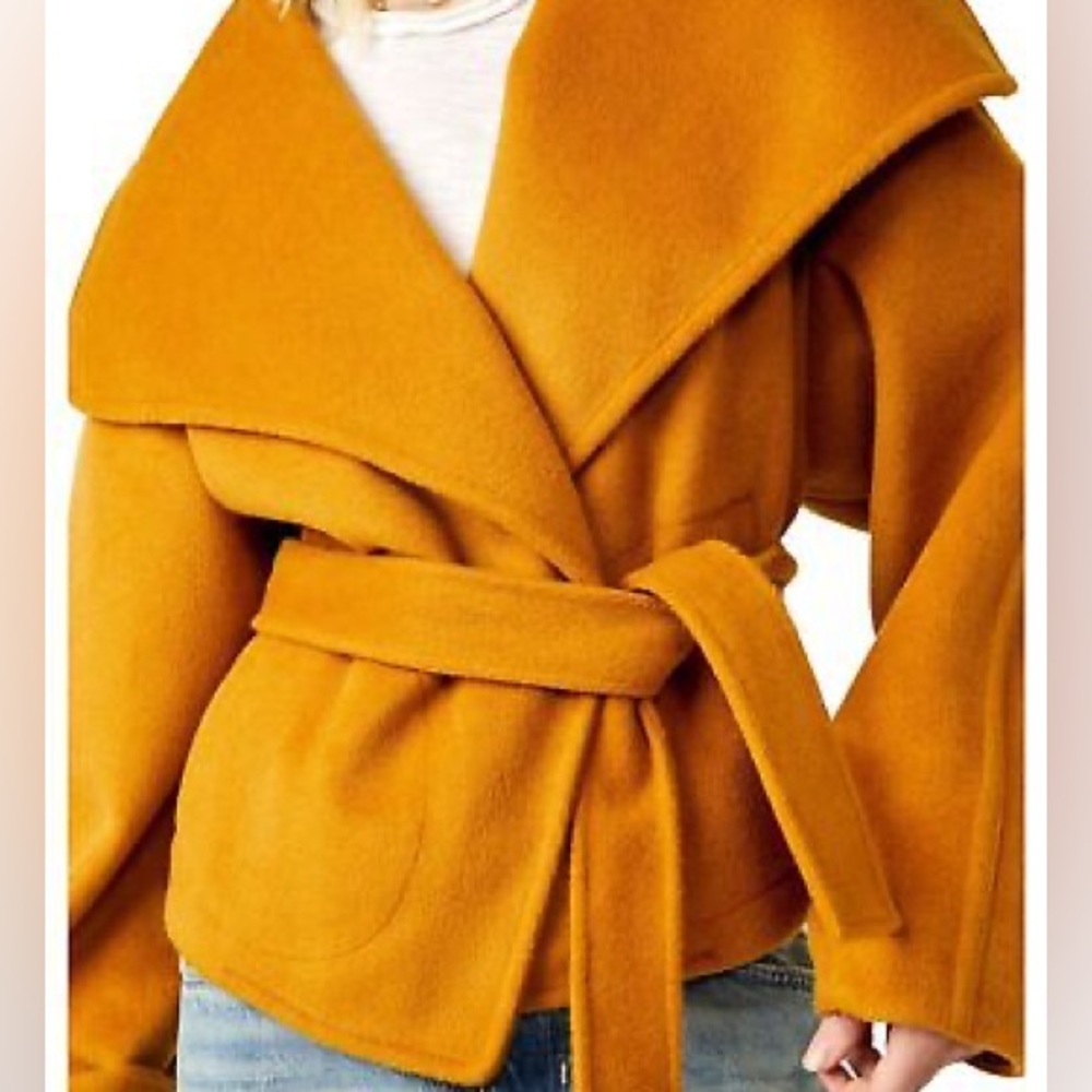 Stunning color Free People Mina Jacket Narcissus size Medium